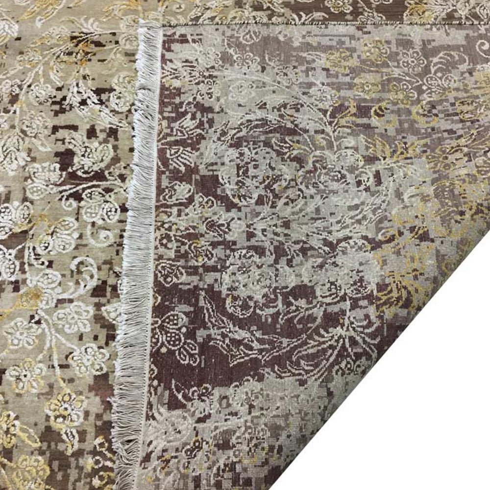 Quedlinburg Hand Knotted Persian Silk And Wool Area Rug - BBH HOMES LLC