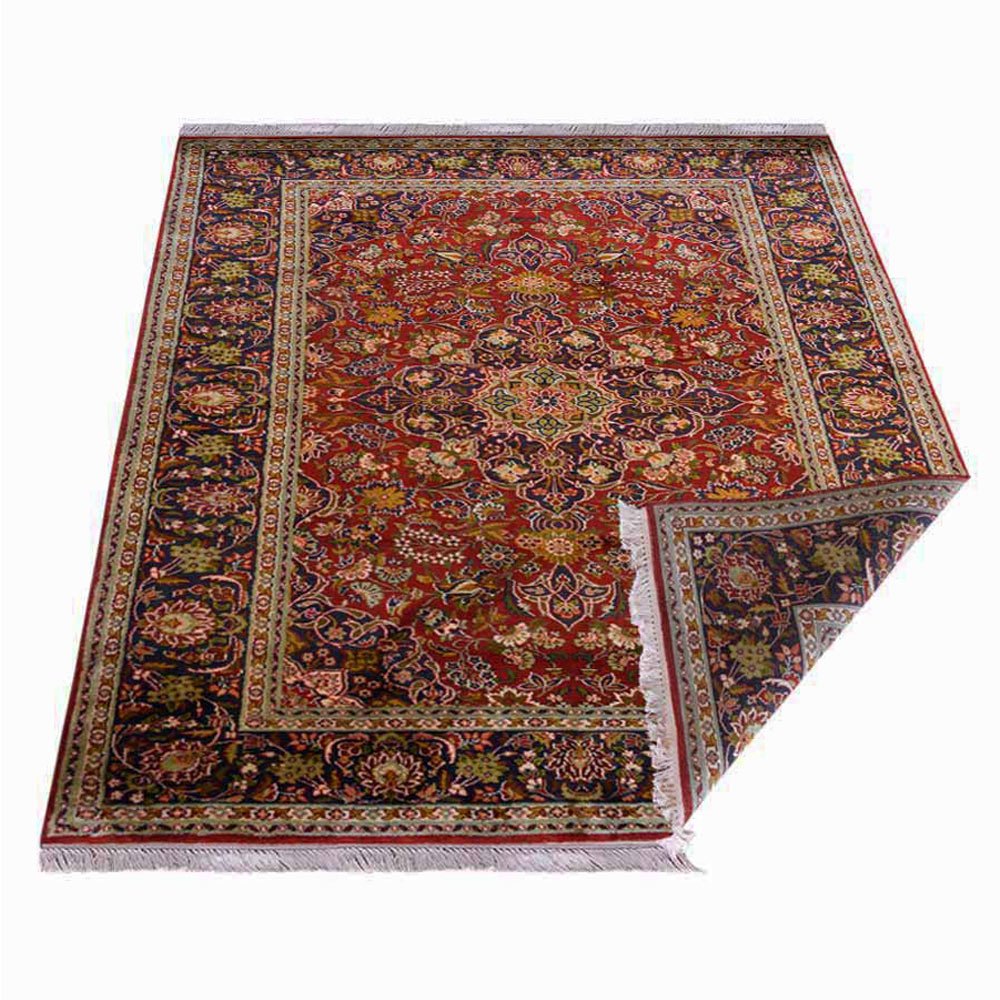 Querétaro Hand Knotted Persian Original Silk Area Rug - BBH HOMES LLC