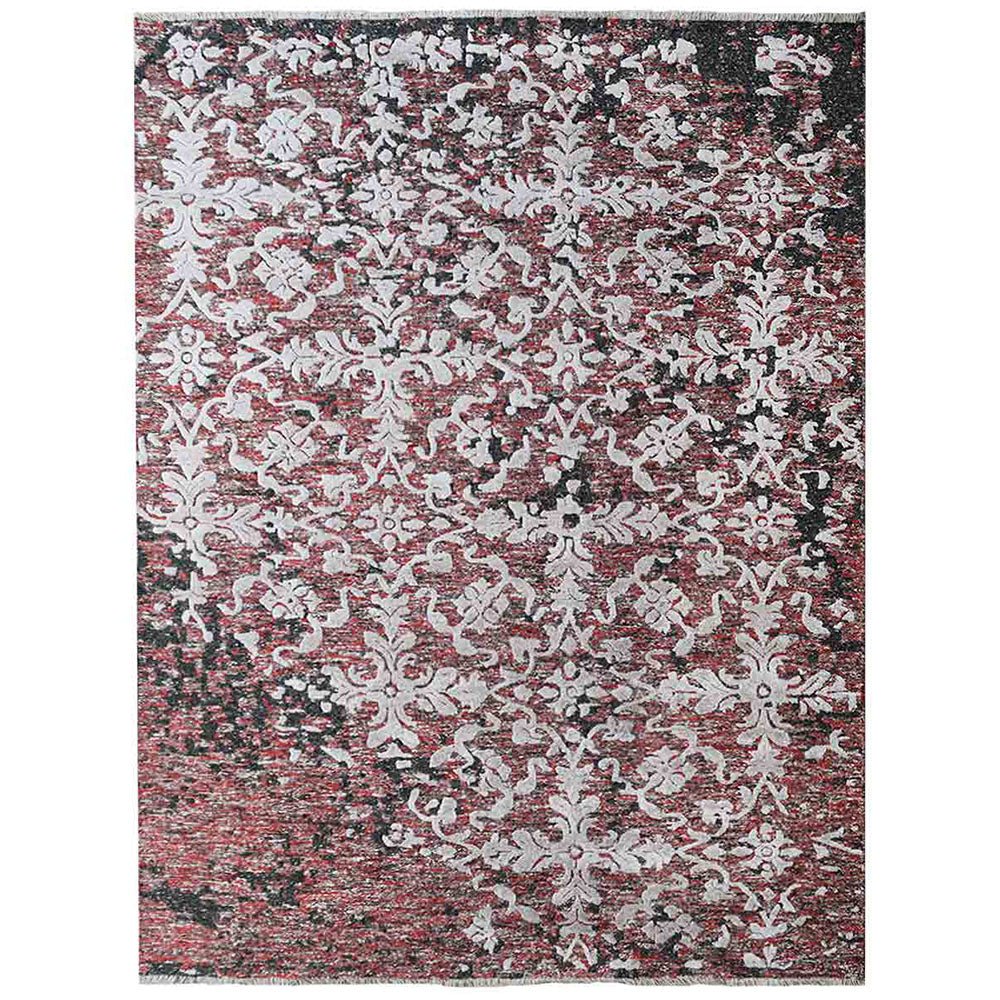 Quimper Hand Knotted Sumak Silk And Wool Area Rug - BBH HOMES LLC