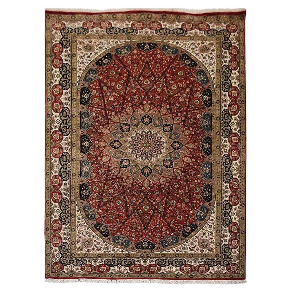 Riomaggiore Hand Knotted Isfahan Wool Area Rug - BBH HOMES LLC