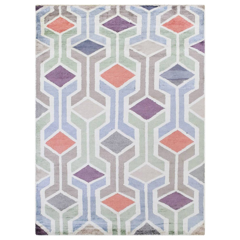 Roros Hand Knotted Viscose Area Rug - BBH HOMES LLC
