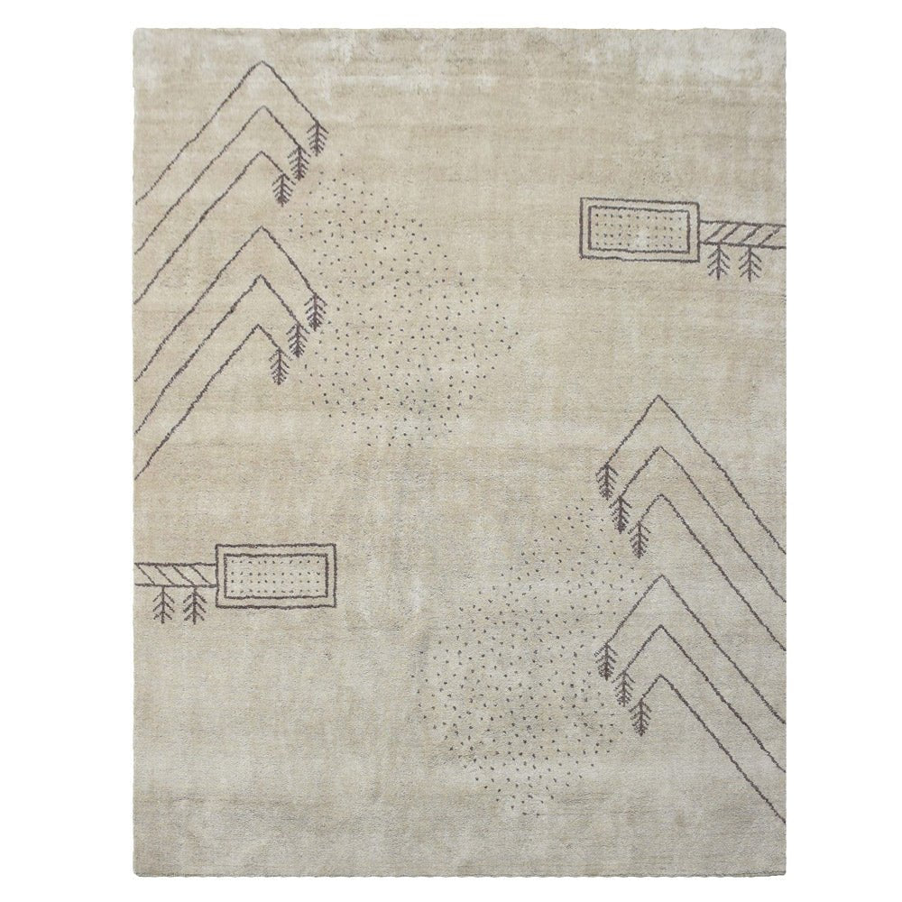 Seth Hand Knotted Silk & Wool Area Rug - BBH HOMES LLC