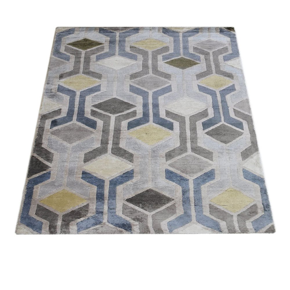 Sevilla Hand Knotted Viscose Area Rug - BBH HOMES LLC