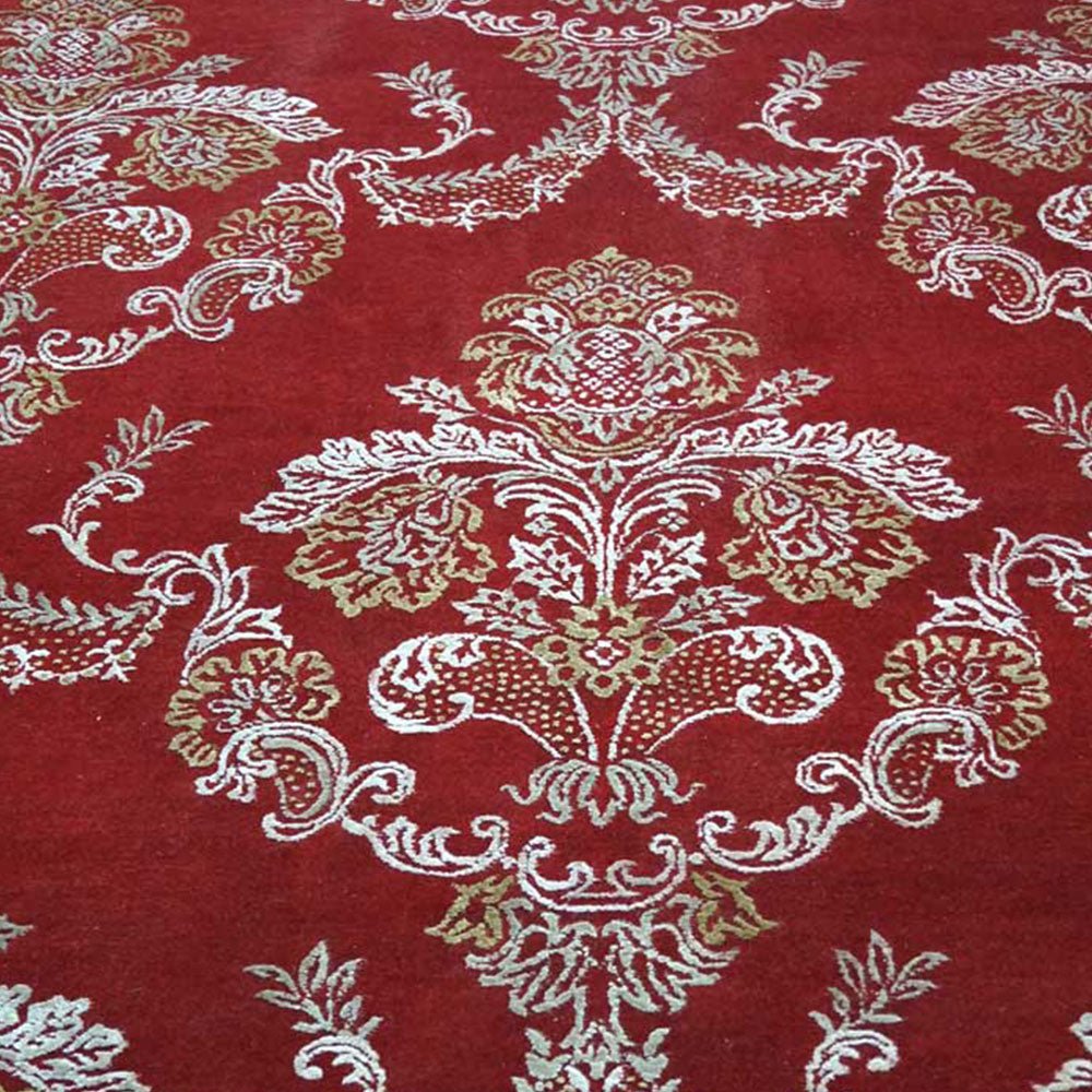 Sibiu Hand Knotted Persian Silk And Wool Area Rug - BBH HOMES LLC