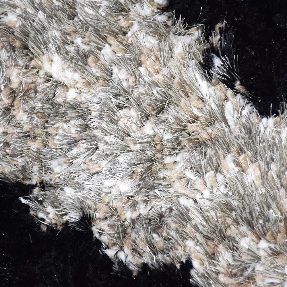 Swirl Hand Tufted Shag Polyester Rug - BBH HOMES LLC