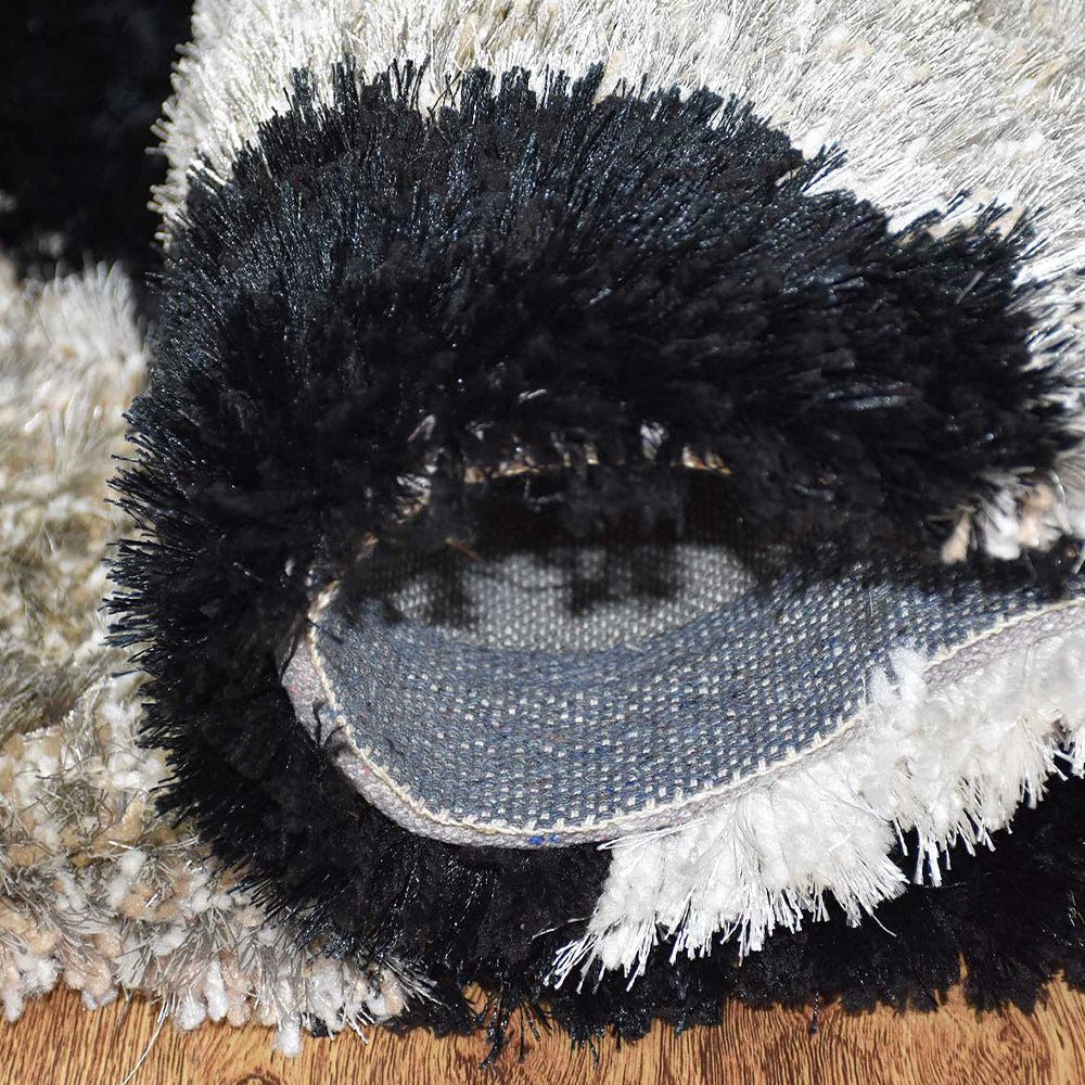 Swirl Hand Tufted Shag Polyester Rug - BBH HOMES LLC
