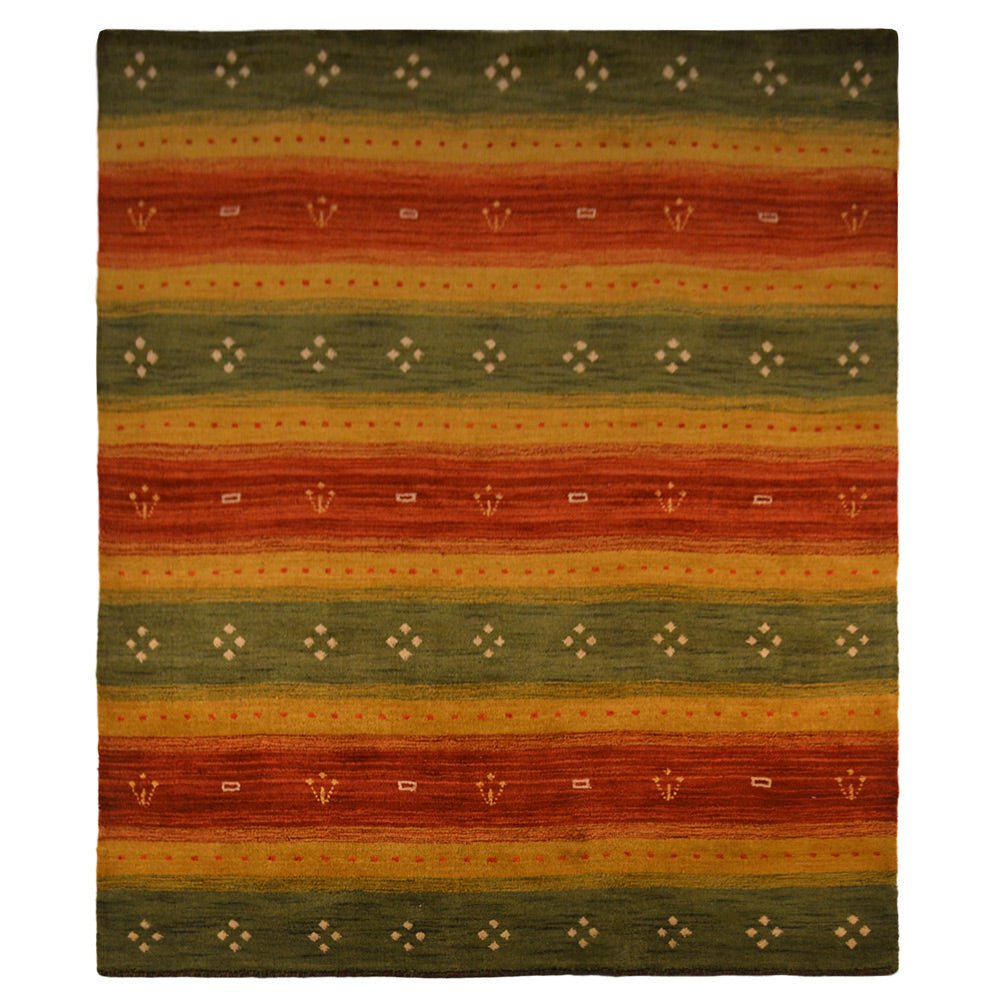 Ulan Ude Hand Knotted Loom Wool Area Rug - BBH HOMES LLC