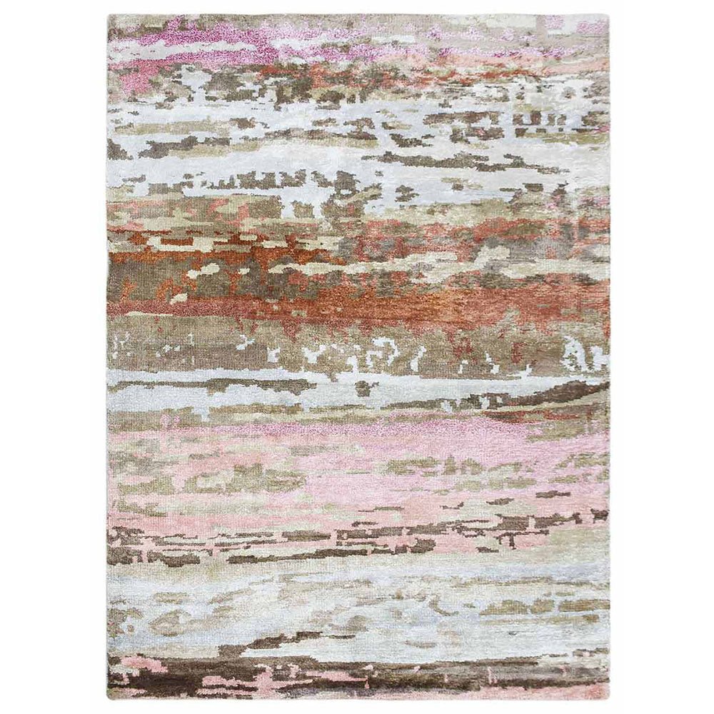 Utkarsh Hand Knotted Viscose Area Rug - BBH HOMES LLC