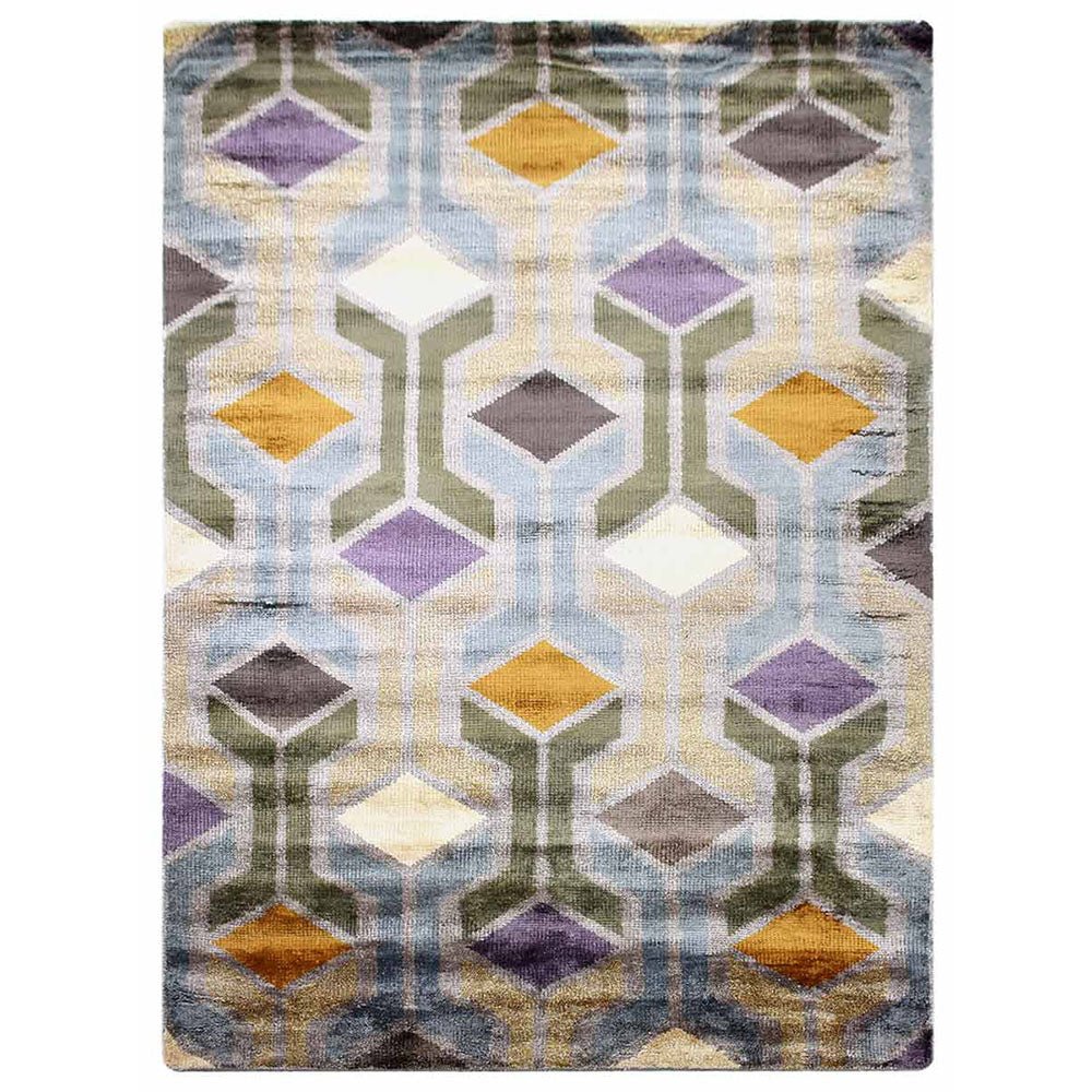 Valladolid Hand Knotted Viscose Area Rug - BBH HOMES LLC