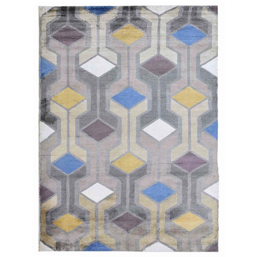 Vevey Hand Knotted Viscose Area Rug - BBH HOMES LLC
