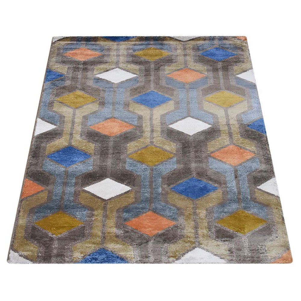 Wadi Musa Hand Knotted Viscose Area Rug - BBH HOMES LLC