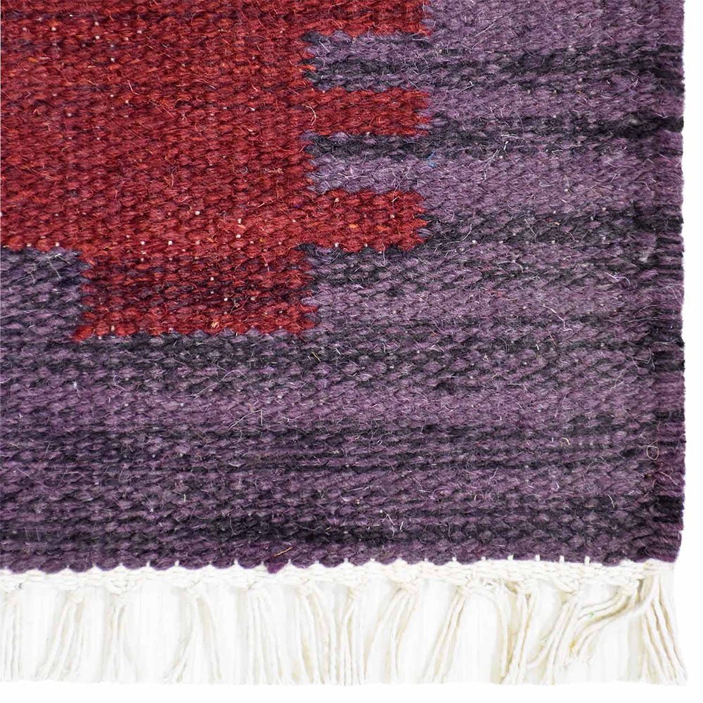 Wanaka Hand Woven Flat Weave Kilim Wool Area Rug - BBH HOMES LLC