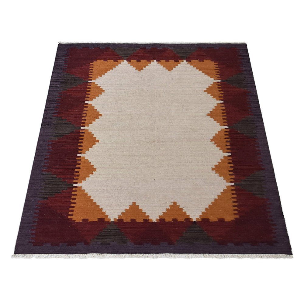 Wanaka Hand Woven Flat Weave Kilim Wool Area Rug - BBH HOMES LLC