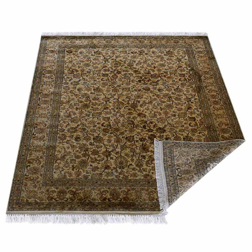 Williamsburg Hand Knotted Persian Original Silk Area Rug - BBH HOMES LLC