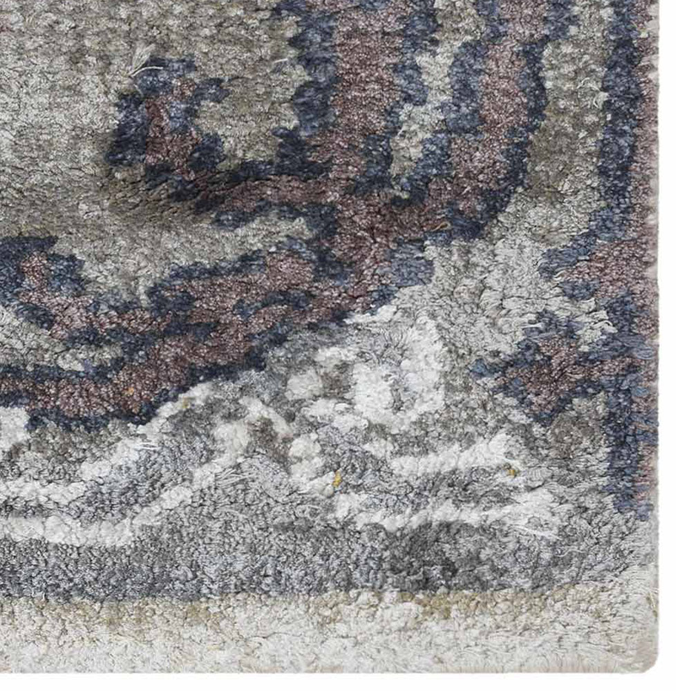 Wroc?aw Hand Knotted Viscose Area Rug - BBH HOMES LLC