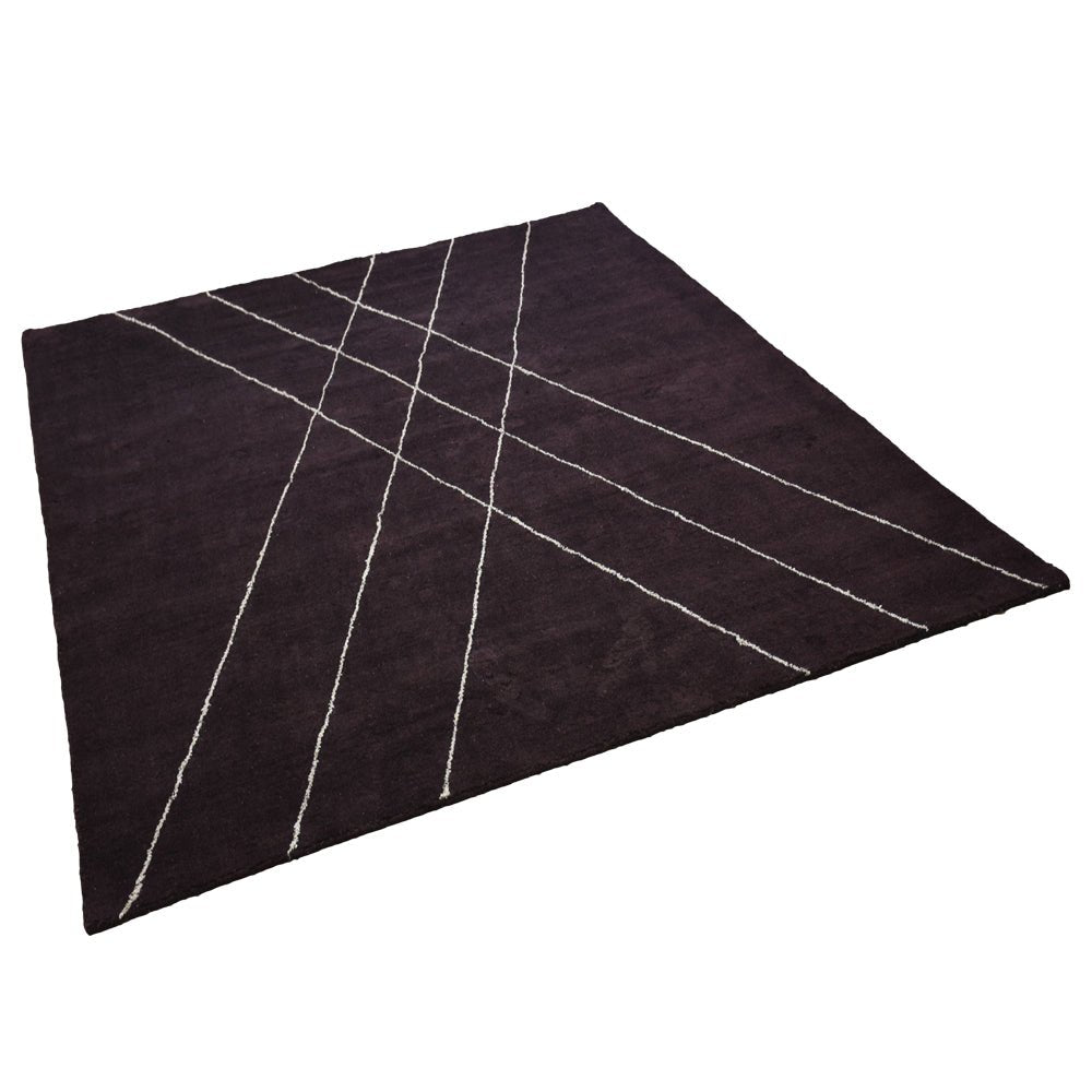X Hand Knotted Silk & Wool Area Rug - BBH HOMES LLC