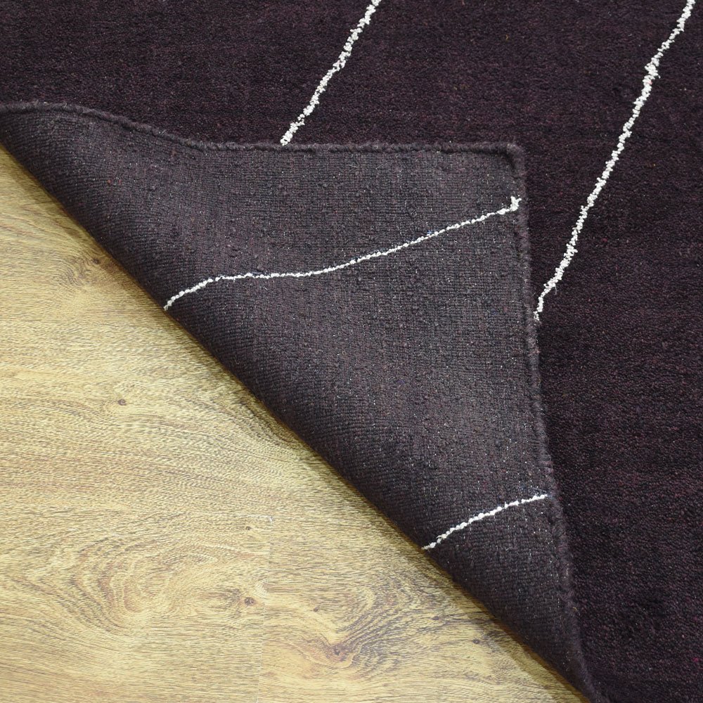X Hand Knotted Silk & Wool Area Rug - BBH HOMES LLC