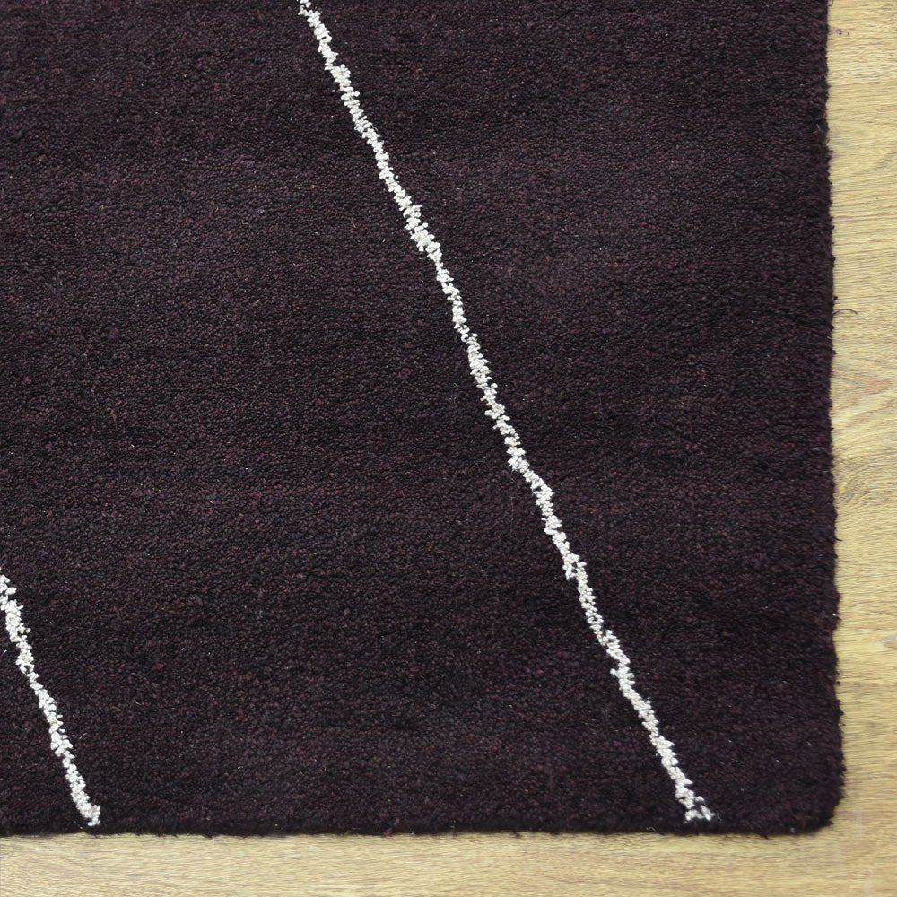 X Hand Knotted Silk & Wool Area Rug - BBH HOMES LLC