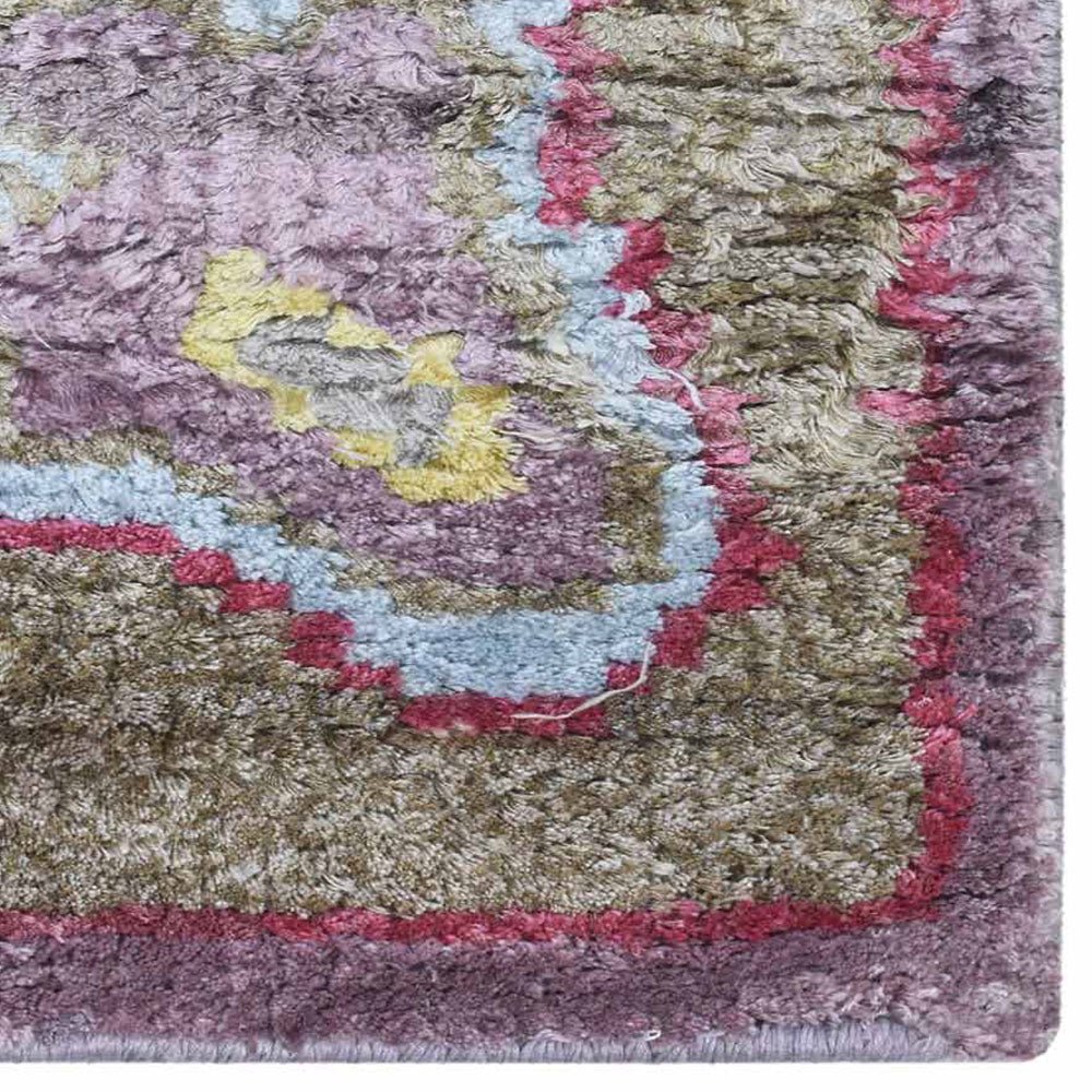 Xlendi Hand Knotted Viscose Area Rug - BBH HOMES LLC
