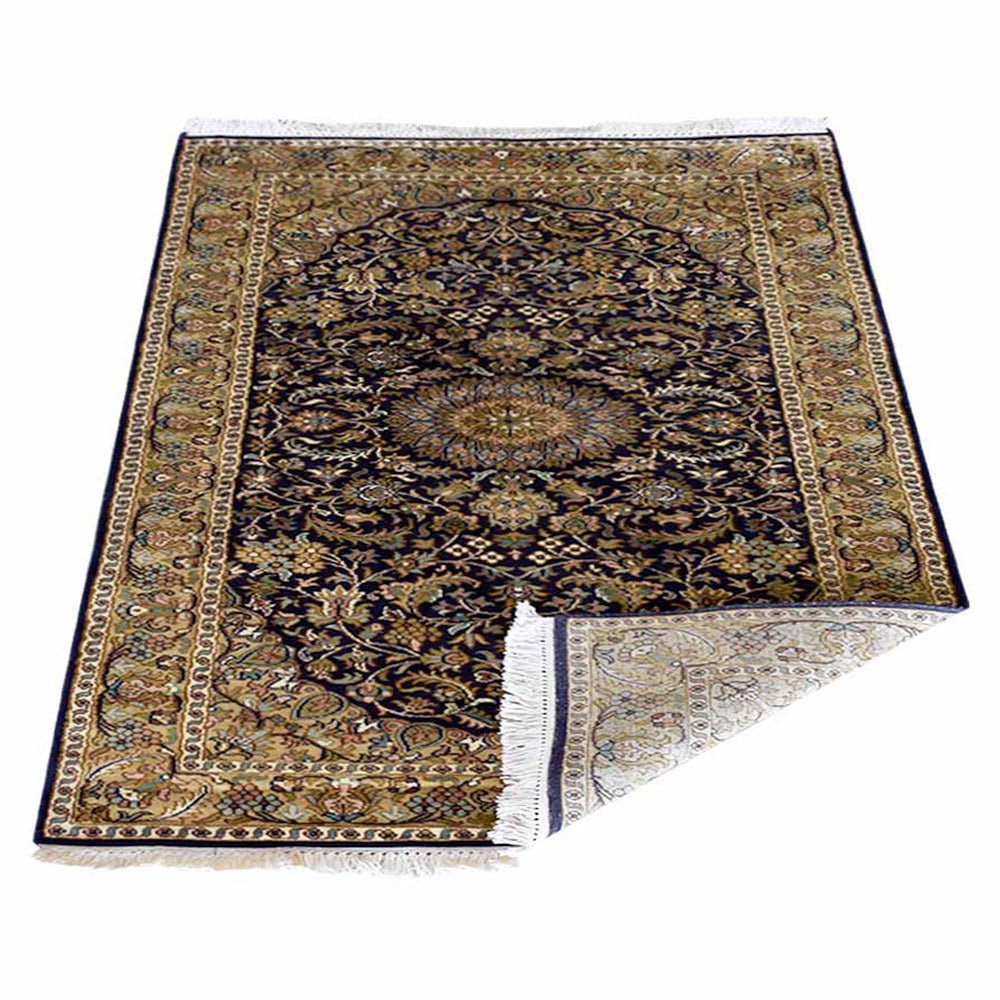 Yogyakarta Hand Knotted Persian Original Silk Area Rug - BBH HOMES LLC