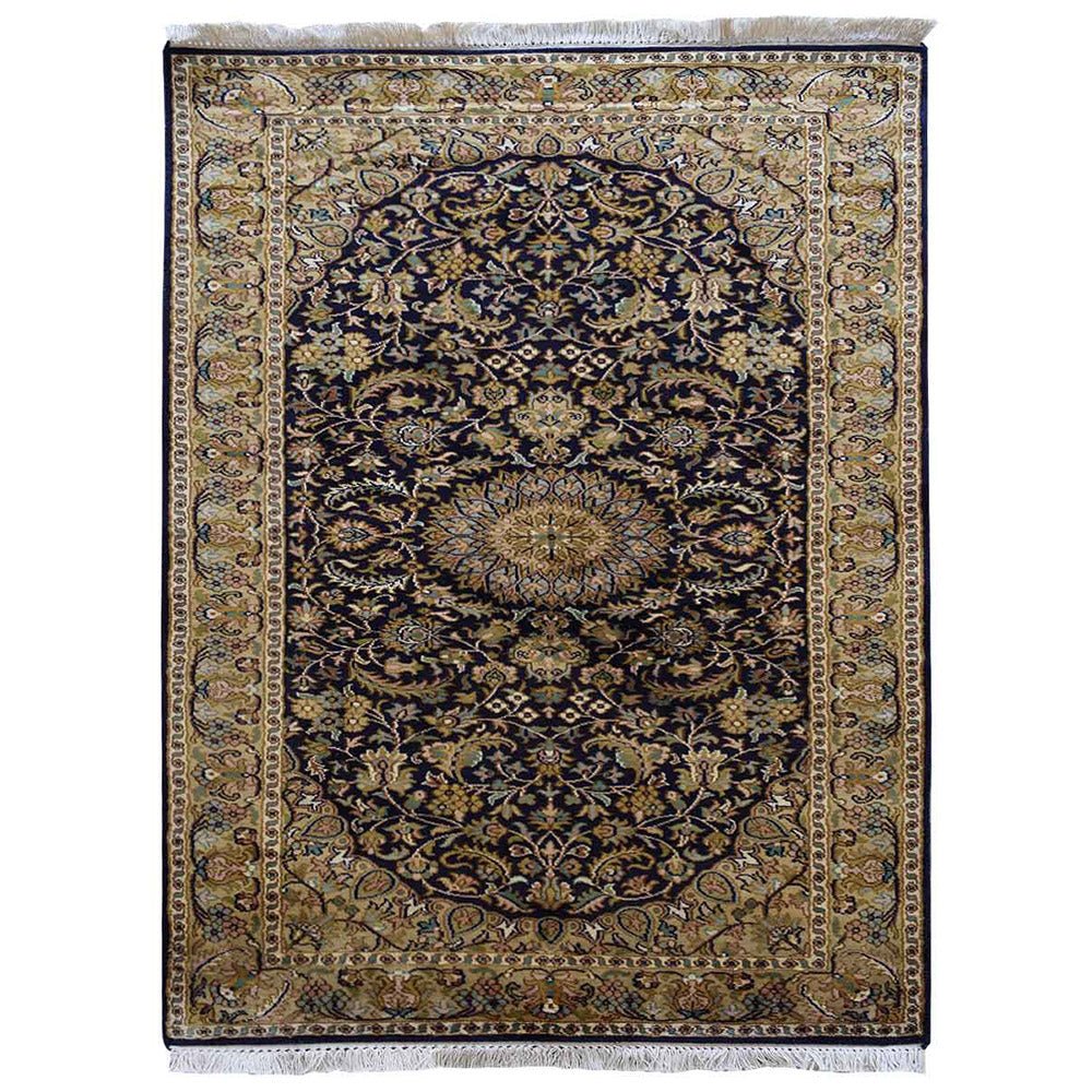 Yogyakarta Hand Knotted Persian Original Silk Area Rug - BBH HOMES LLC
