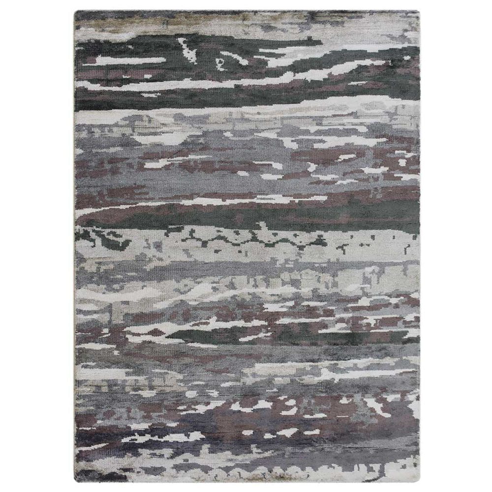 Yukta Hand Knotted Viscose Area Rug - BBH HOMES LLC