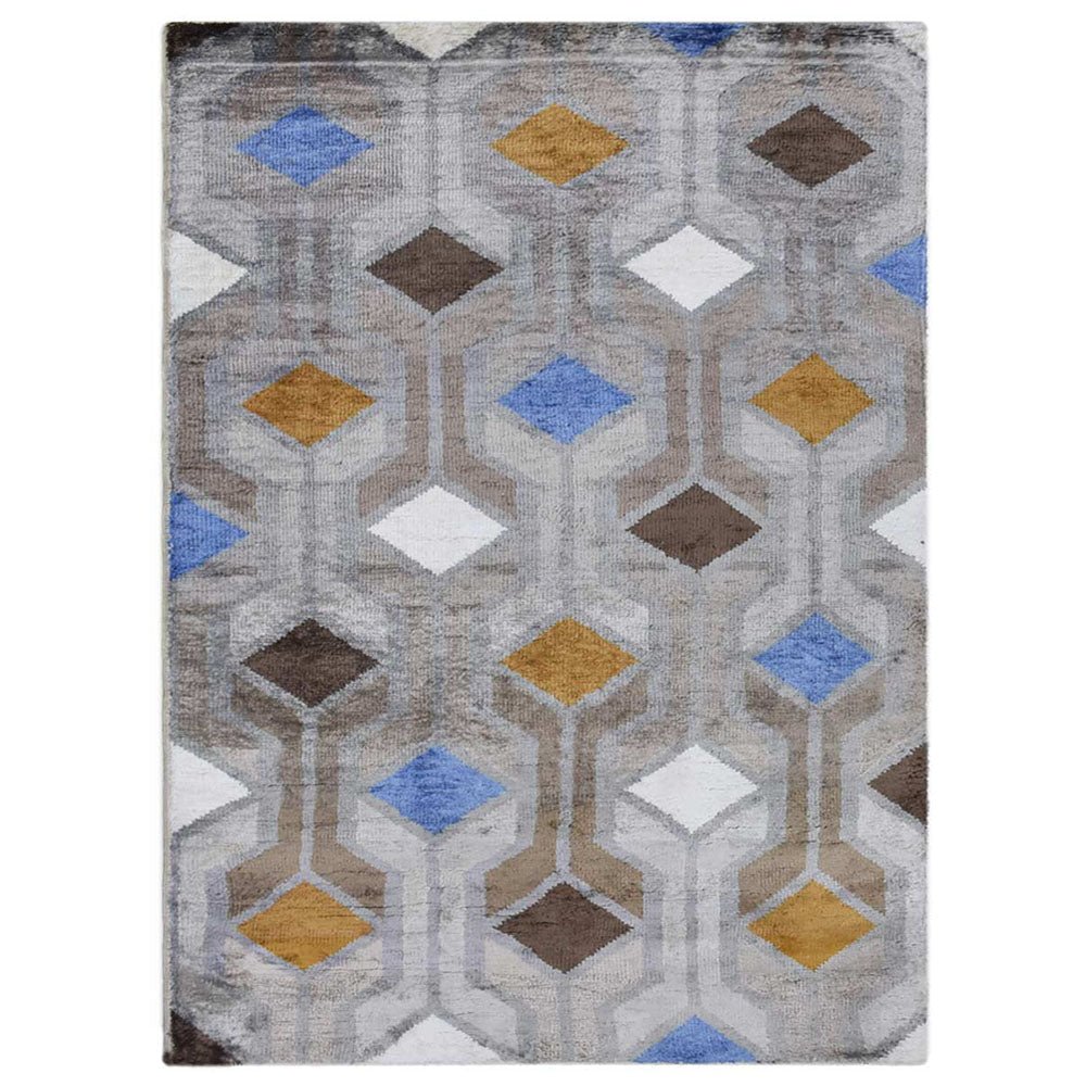Zagreb Hand Knotted Viscose Area Rug - BBH HOMES LLC