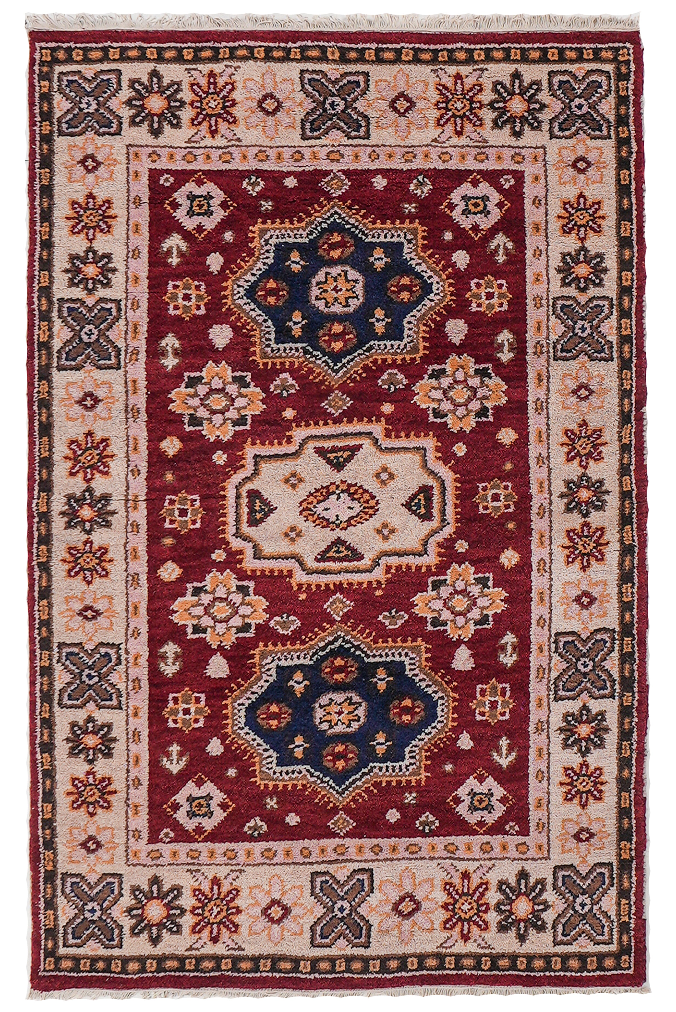Veerana Hand Knotted Oriental Area Rug