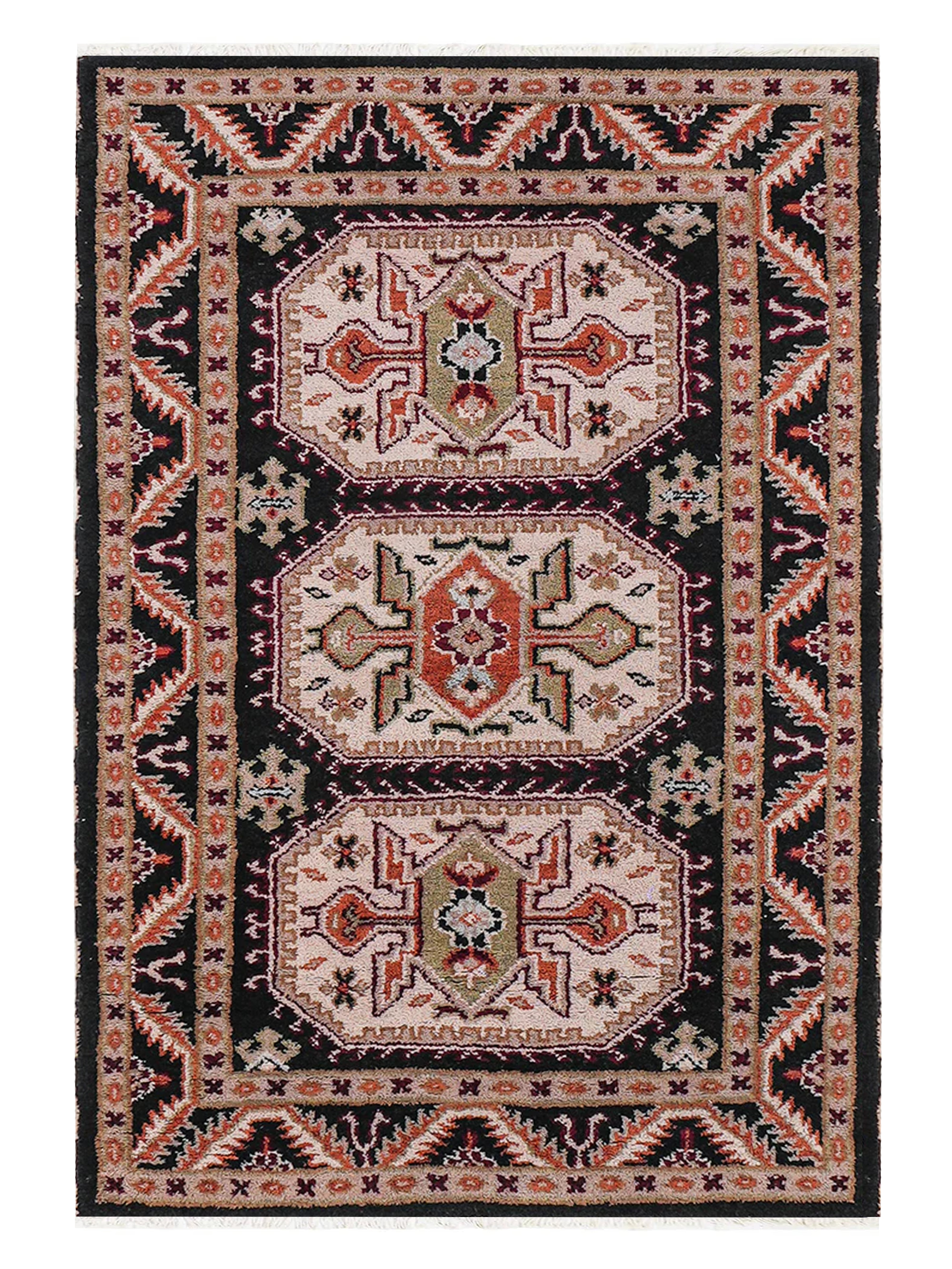 Kavi Hand Knotted Oriental Area Rug