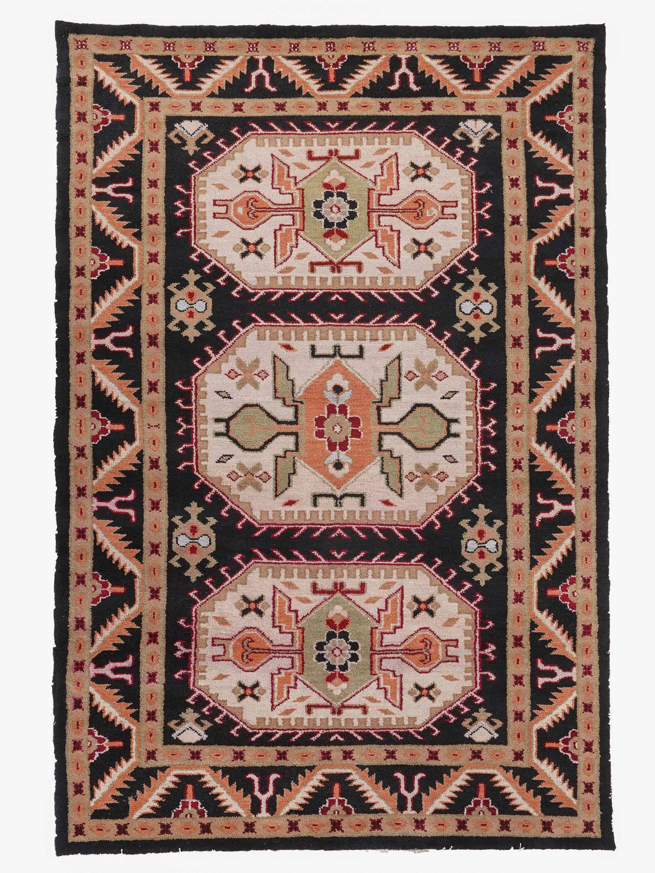 Kavi Hand Knotted Oriental Area Rug