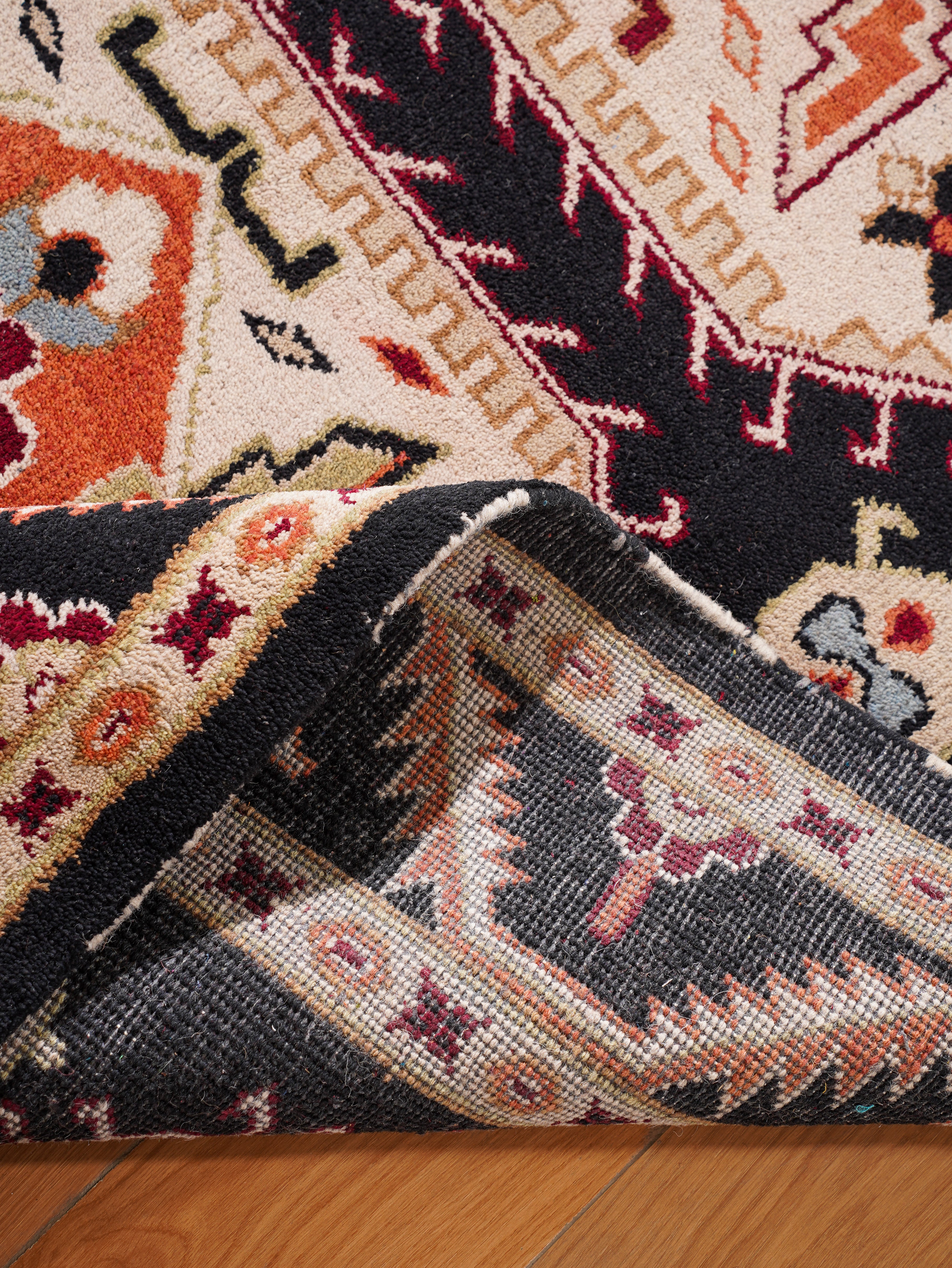 Kavi Hand Knotted Oriental Area Rug