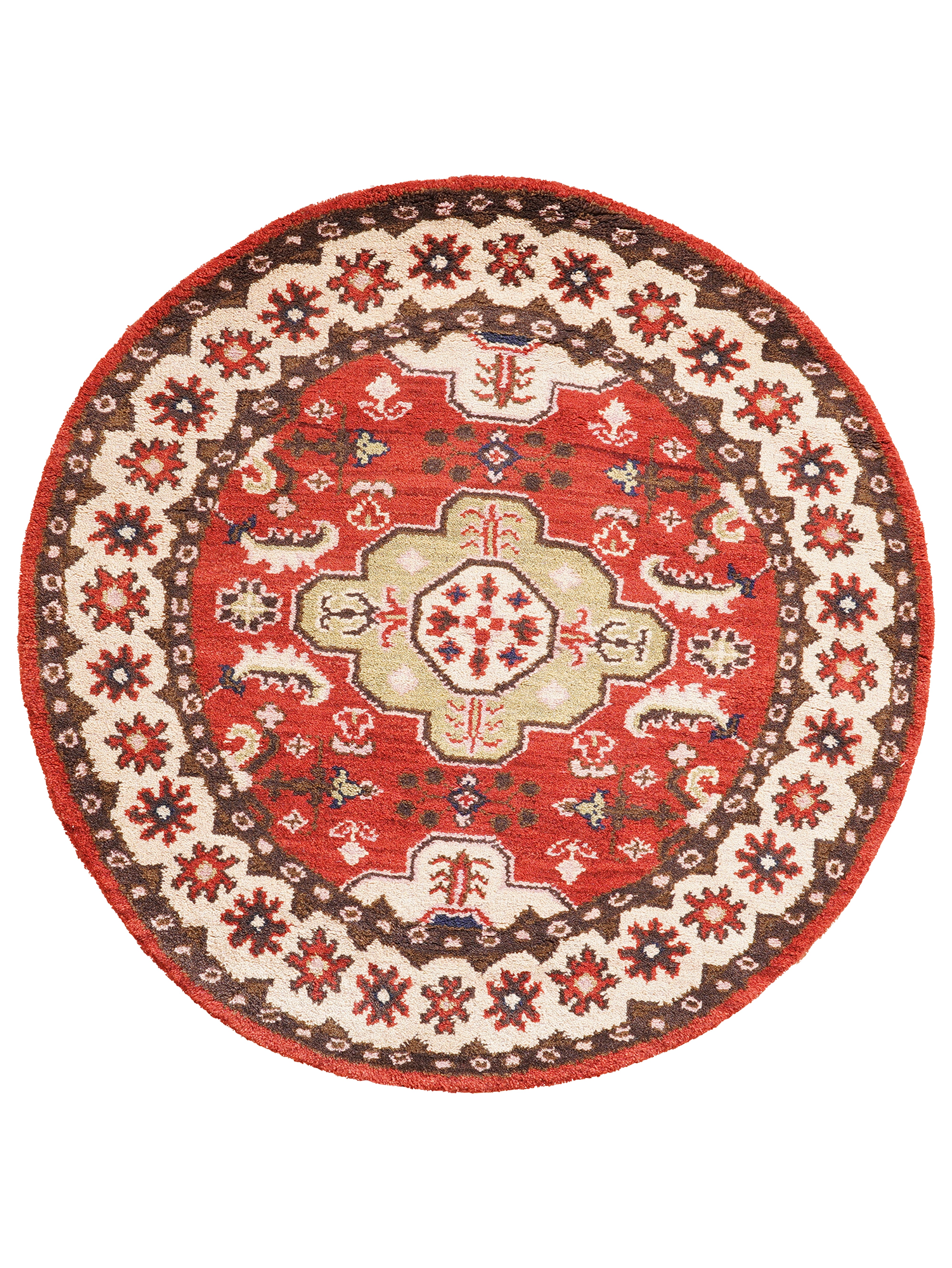 Nirjhar Hand Knotted Afghan Wool & Silk Rug
