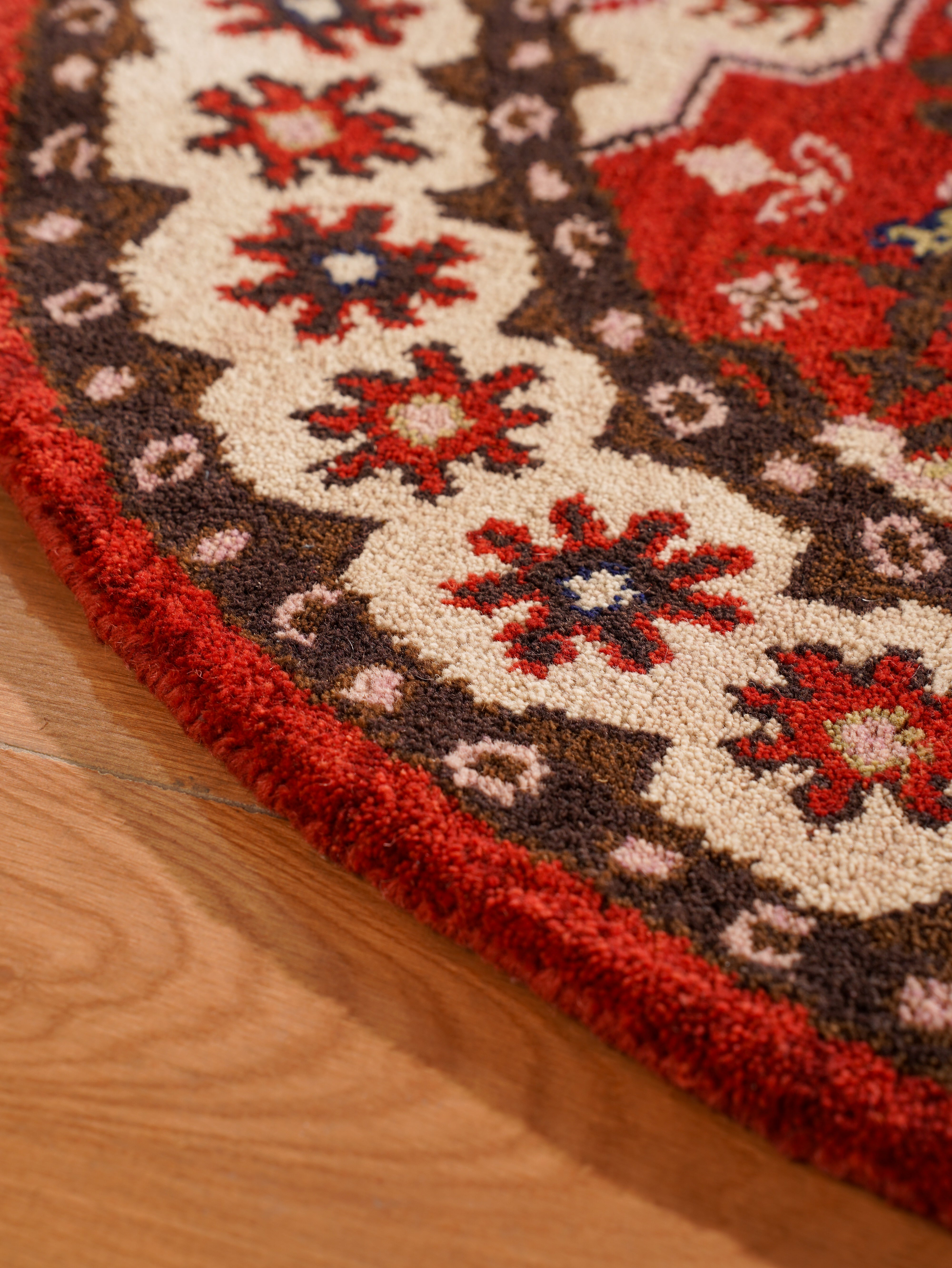 Nirjhar Hand Knotted Afghan Wool & Silk Rug