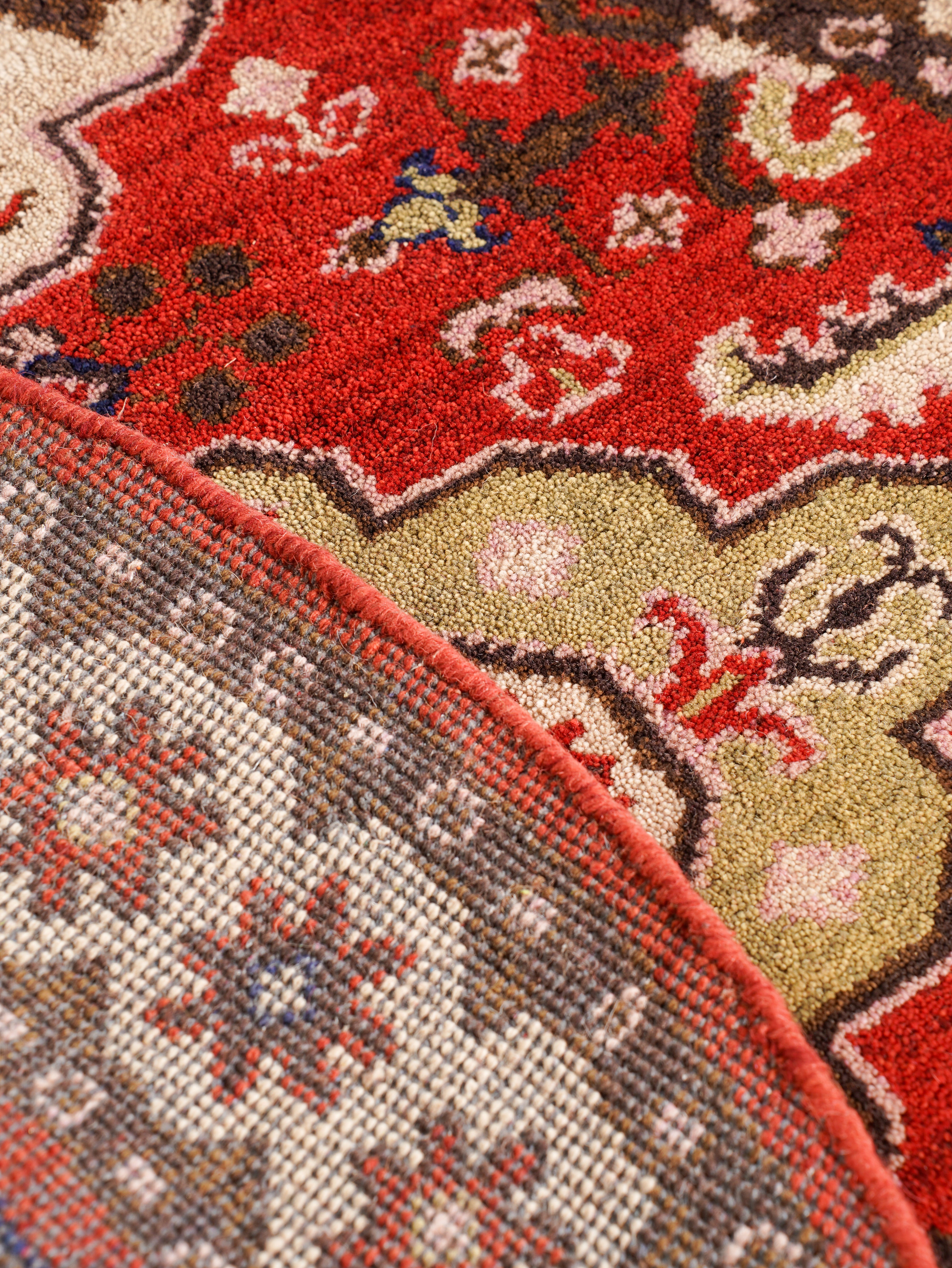 Nirjhar Hand Knotted Afghan Wool & Silk Rug