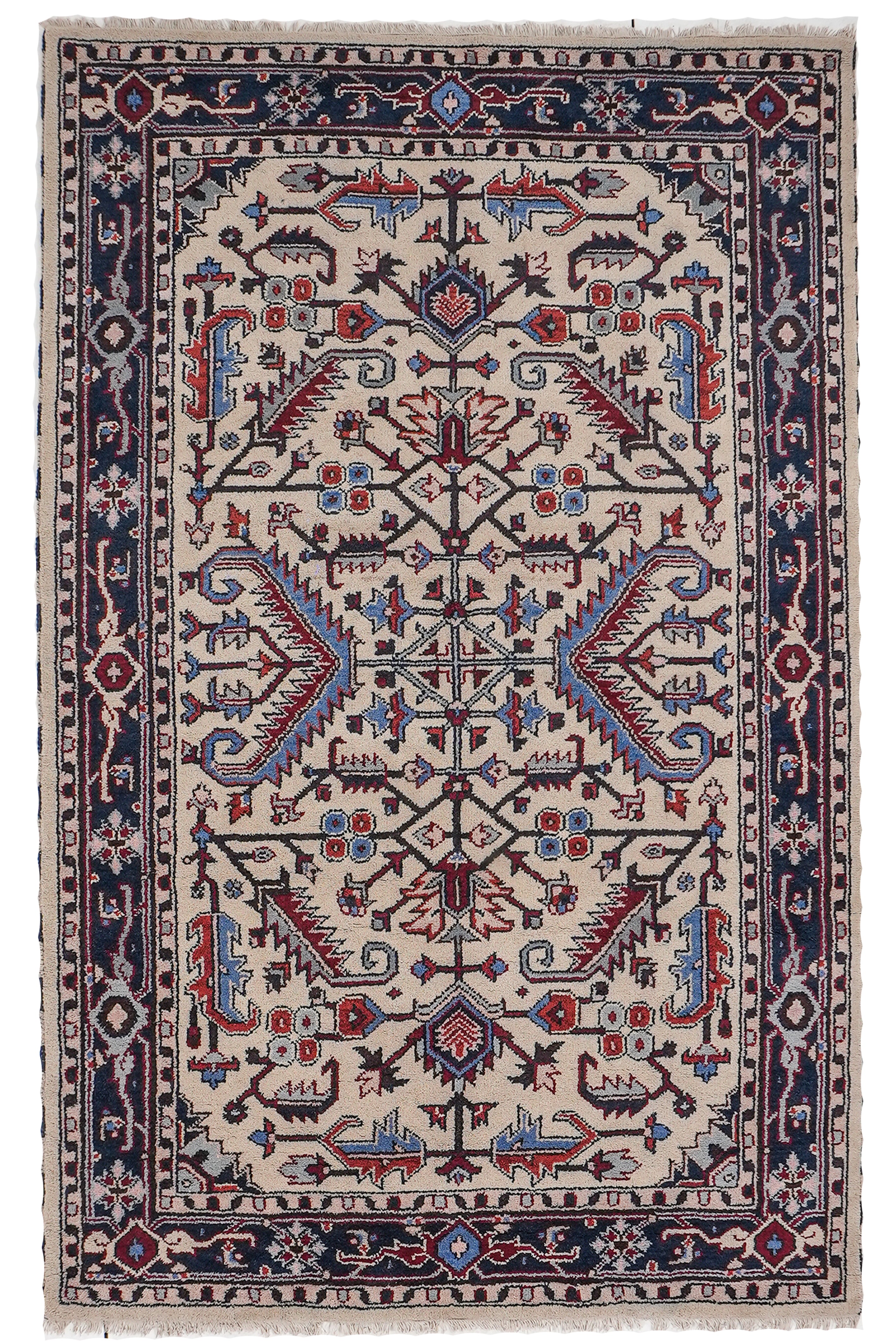 Zivar Afghan Hand Knotted Oriental Rug