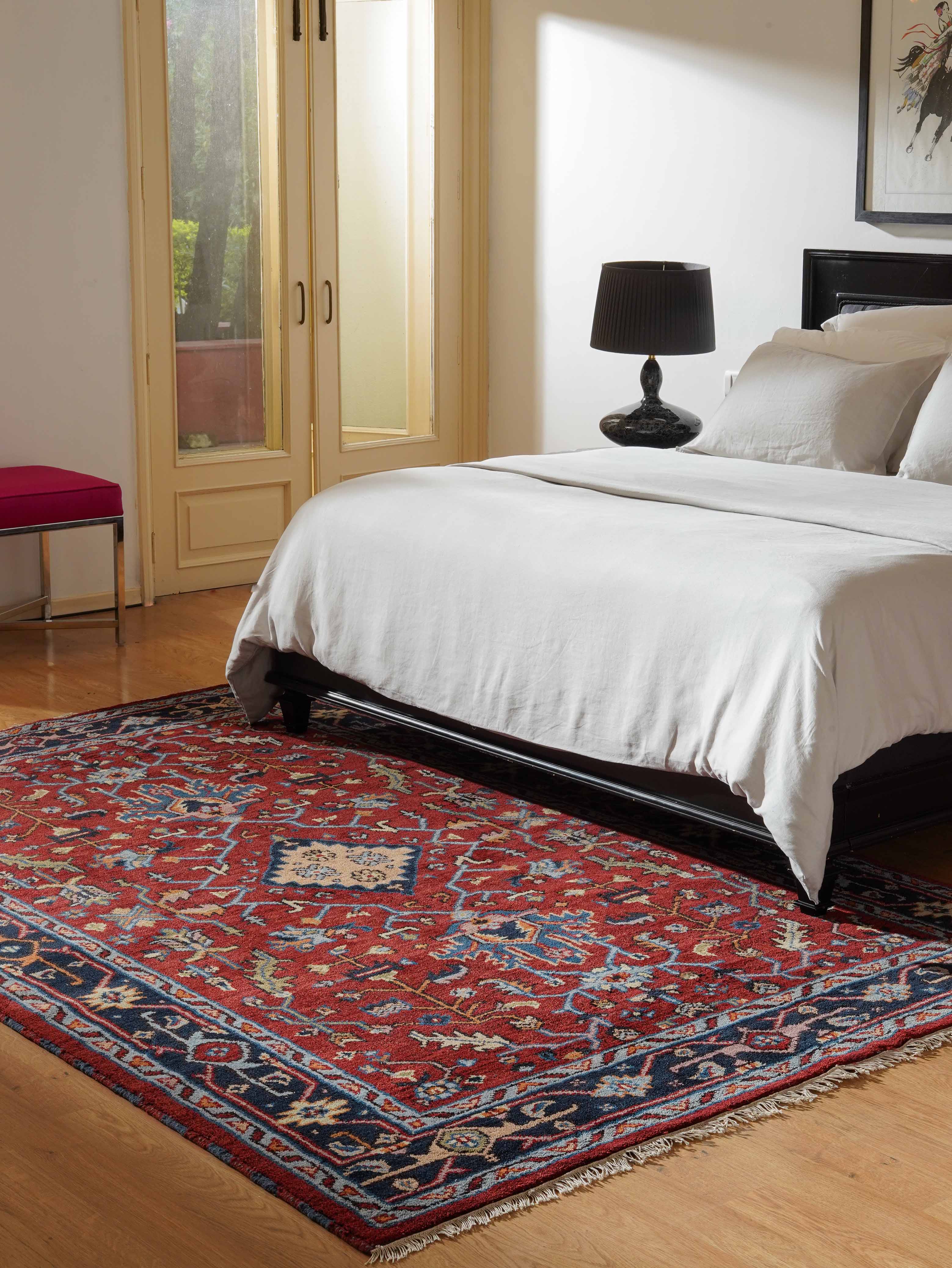 Rajkiran Hand Knotted Afghan Rug