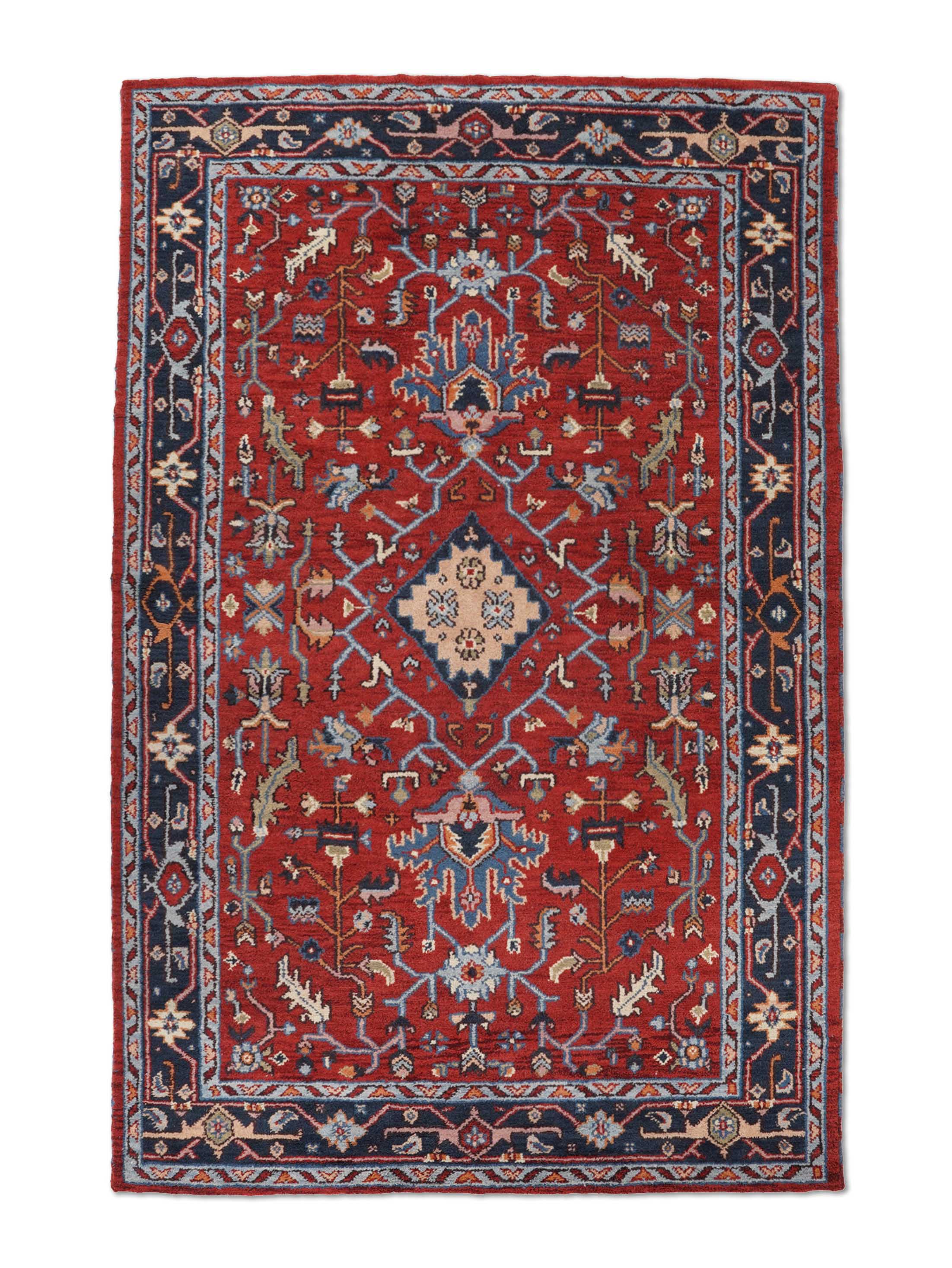 Rajkiran Hand Knotted Afghan Rug