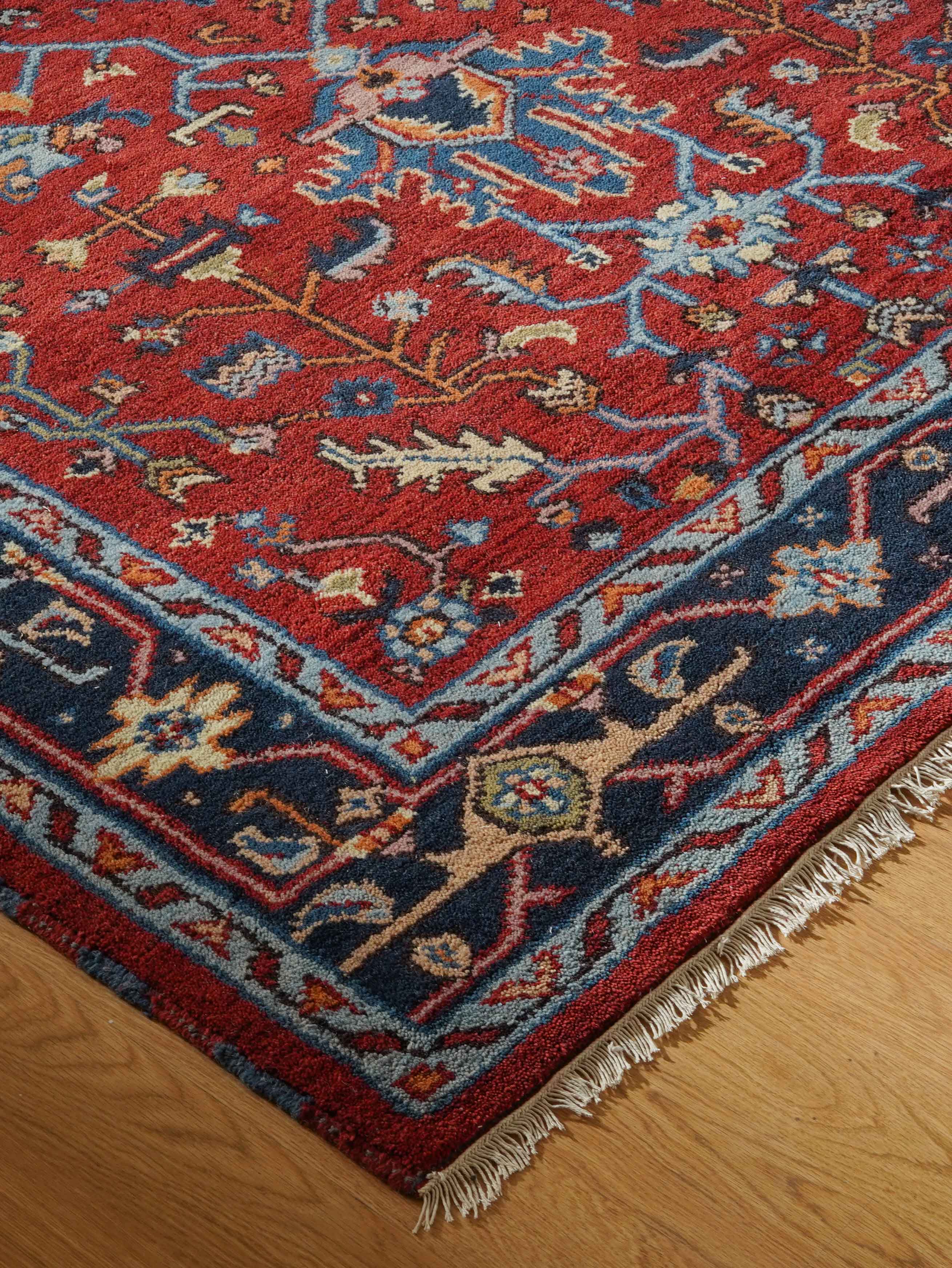 Rajkiran Hand Knotted Afghan Rug