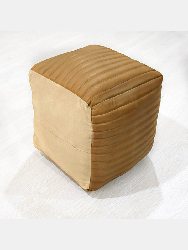 Sandstone Square Pouf