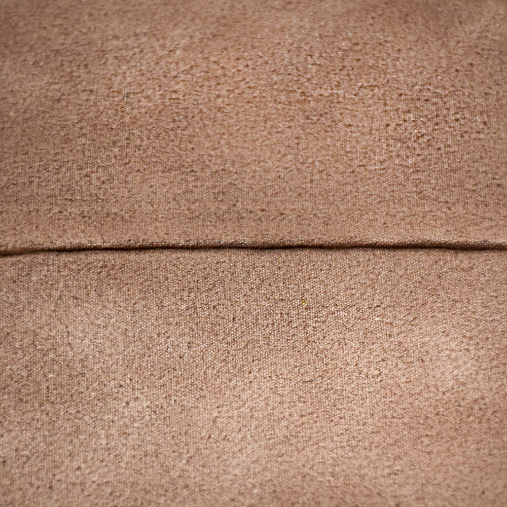 Handmade Buffalo Leather Pouf – Multiple Sizes & Colors | Round or Square | Filled
