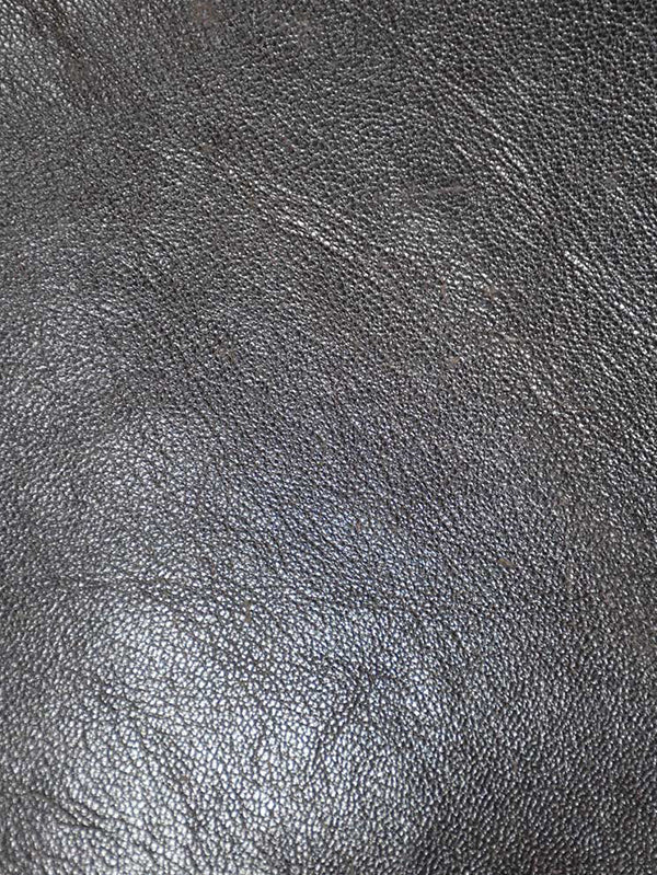 Handmade Buffalo Leather Pouf – Multiple Sizes & Colors | Round or Square | Filled
