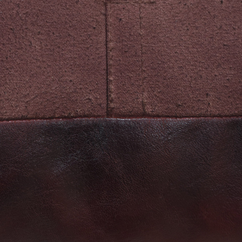 Handmade Buffalo Leather Pouf – Multiple Sizes & Colors | Round or Square | Filled