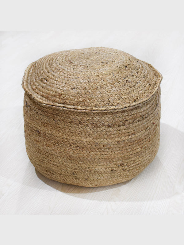 Artisanal Jute Pouf