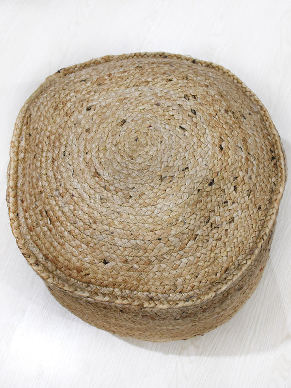 Artisanal Jute Pouf