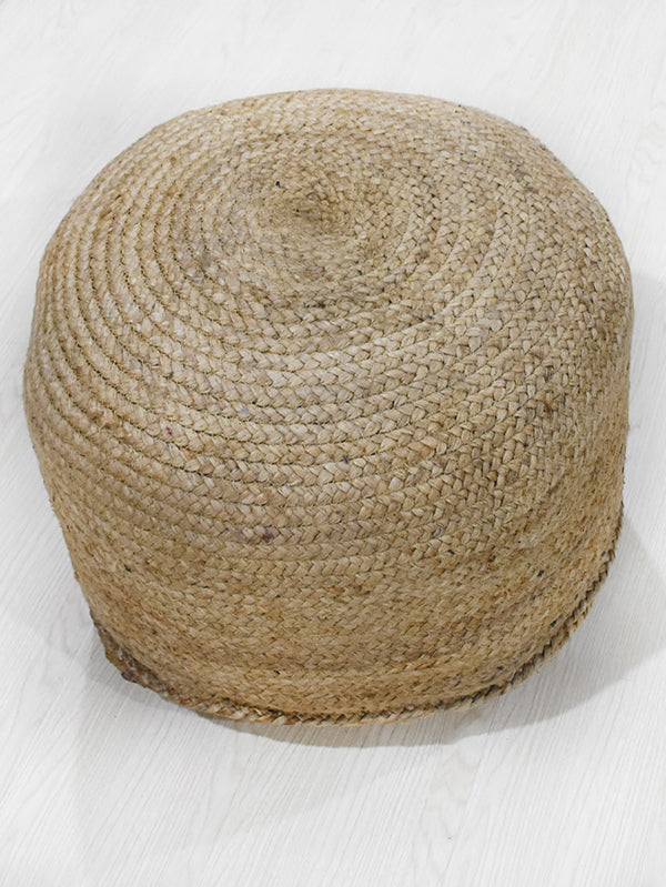 Artisanal Jute Pouf