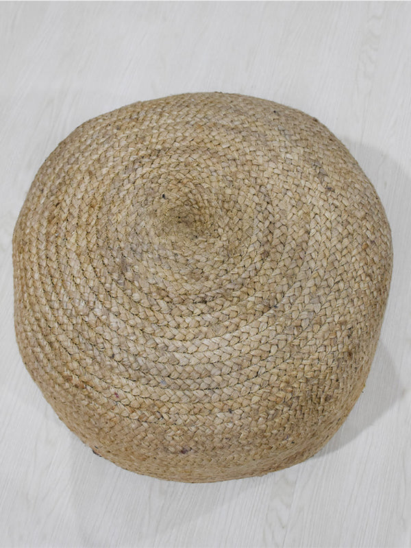 Artisanal Jute Pouf