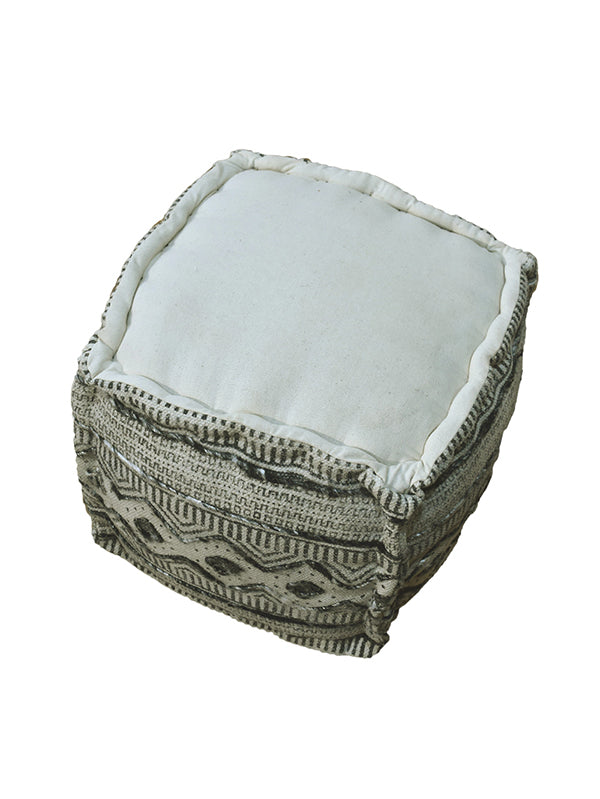 Geo-Natural Jute Pouf