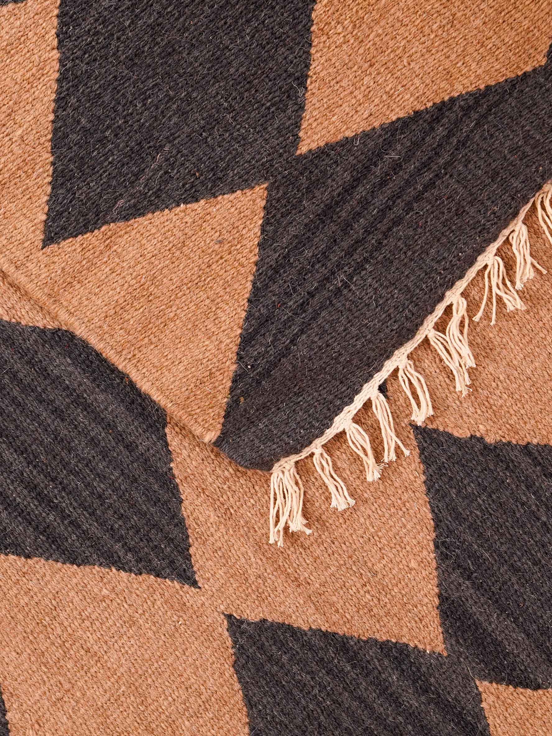 Sandstone Flat Weave Kilim Wool Rug
