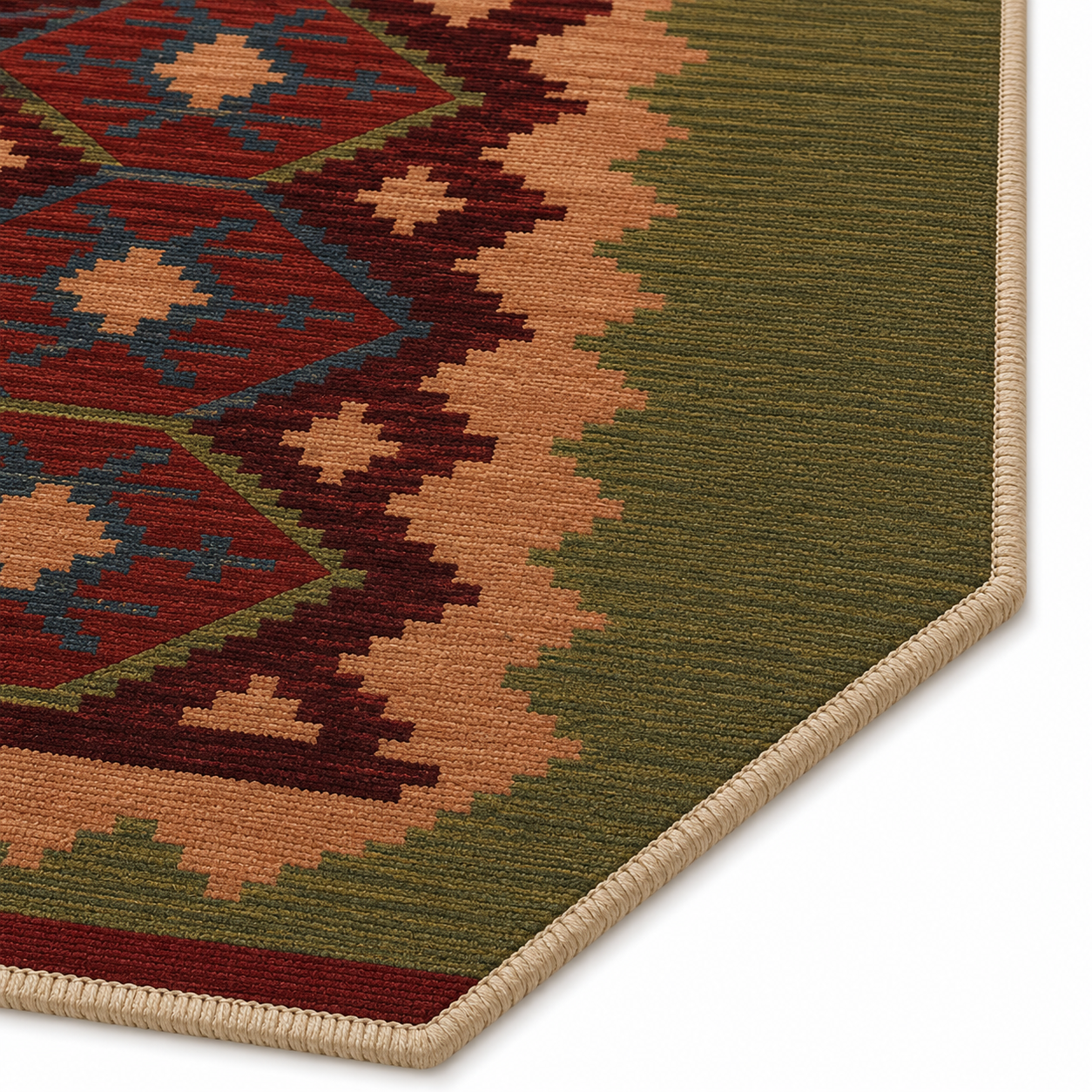 Viraasat Flat Weave Kilim Wool Rug