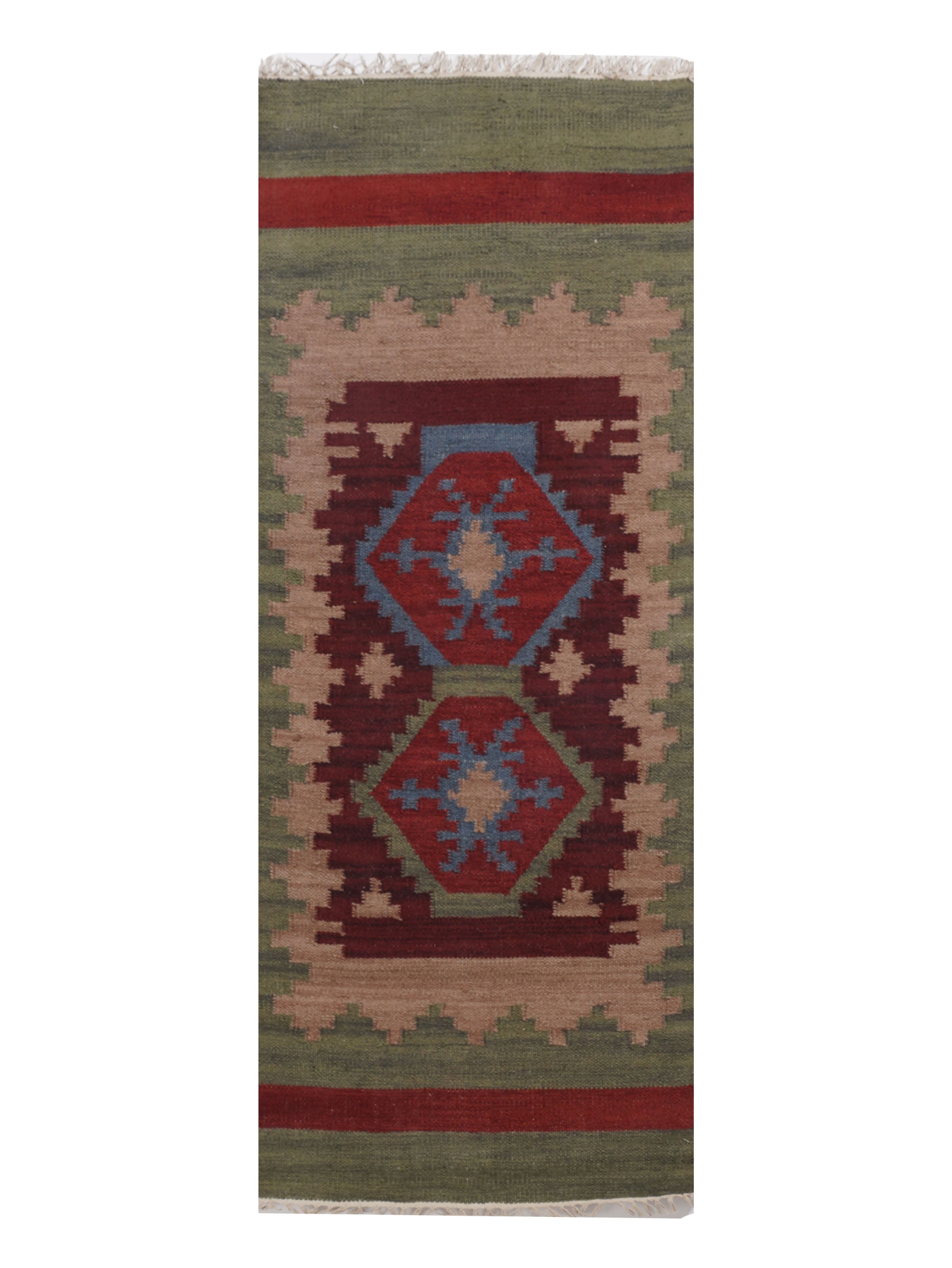Viraasat Flat Weave Kilim Wool Rug